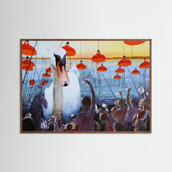 Fine Art Print - En värld av svanar 6