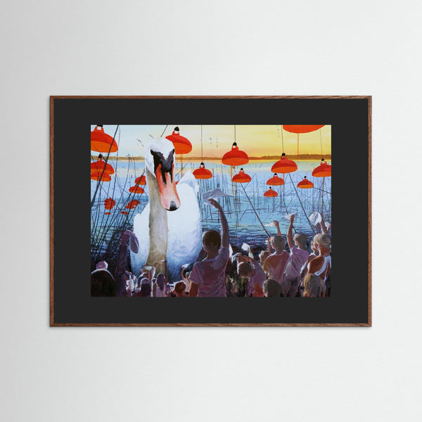 Fine Art Print - En värld av svanar 6