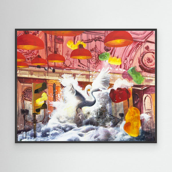 Canvas print - En värld av svanar 7