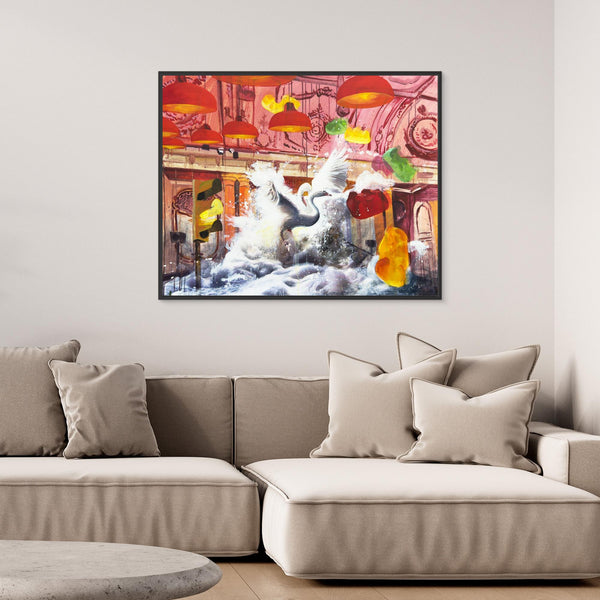 Canvas print - En värld av svanar 7