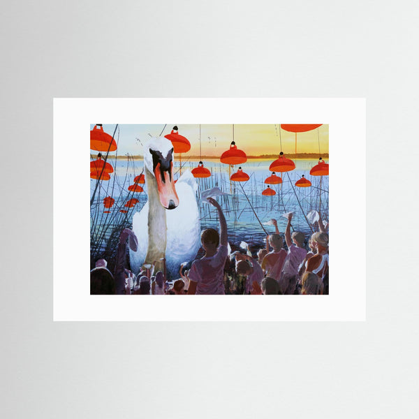 Fine Art Print - En värld av svanar 6