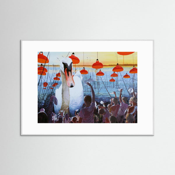 Fine Art Print - En värld av svanar 6