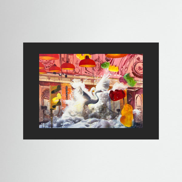 Fine Art Print- En värld av svanar 7
